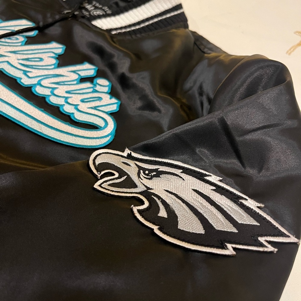 Philadelphia Eagles football satin jacket